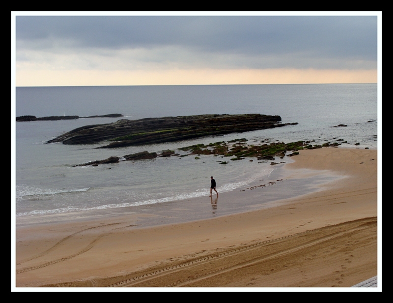 Paseando por la playa