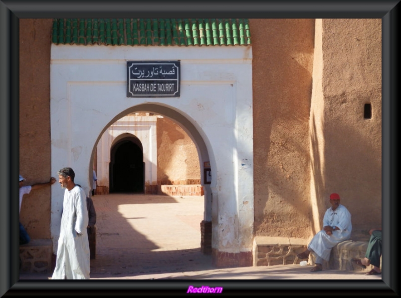 Puerta del palacio de Taourirt