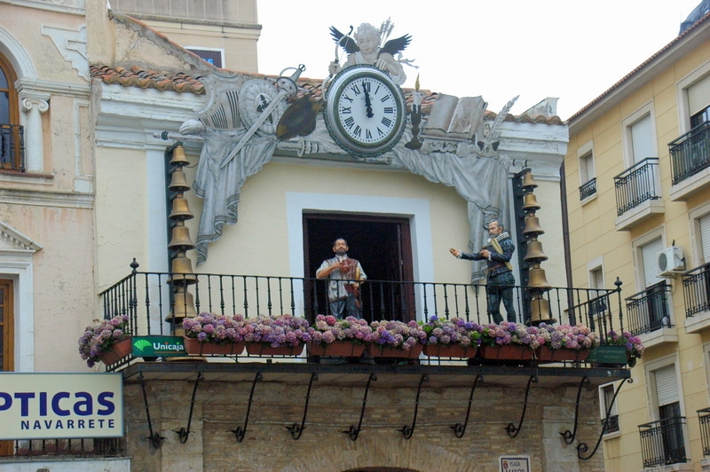 Plaza Mayor. Representacin quijotesca