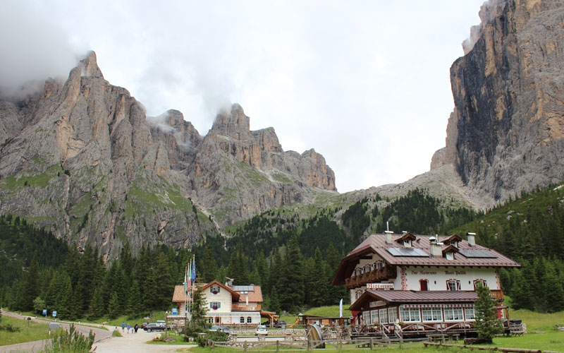 Restaurante en los alpes