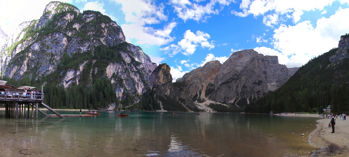 Lago di Braies. Un regalo para los ojos!