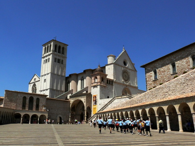 peregrinacin a la basilica de San francesco