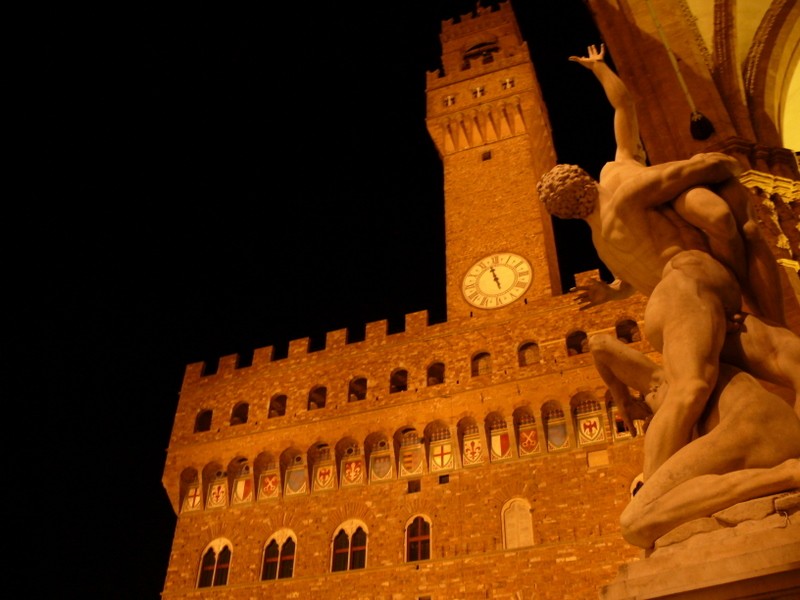 intento de rapto en el Palazzo Vecchio