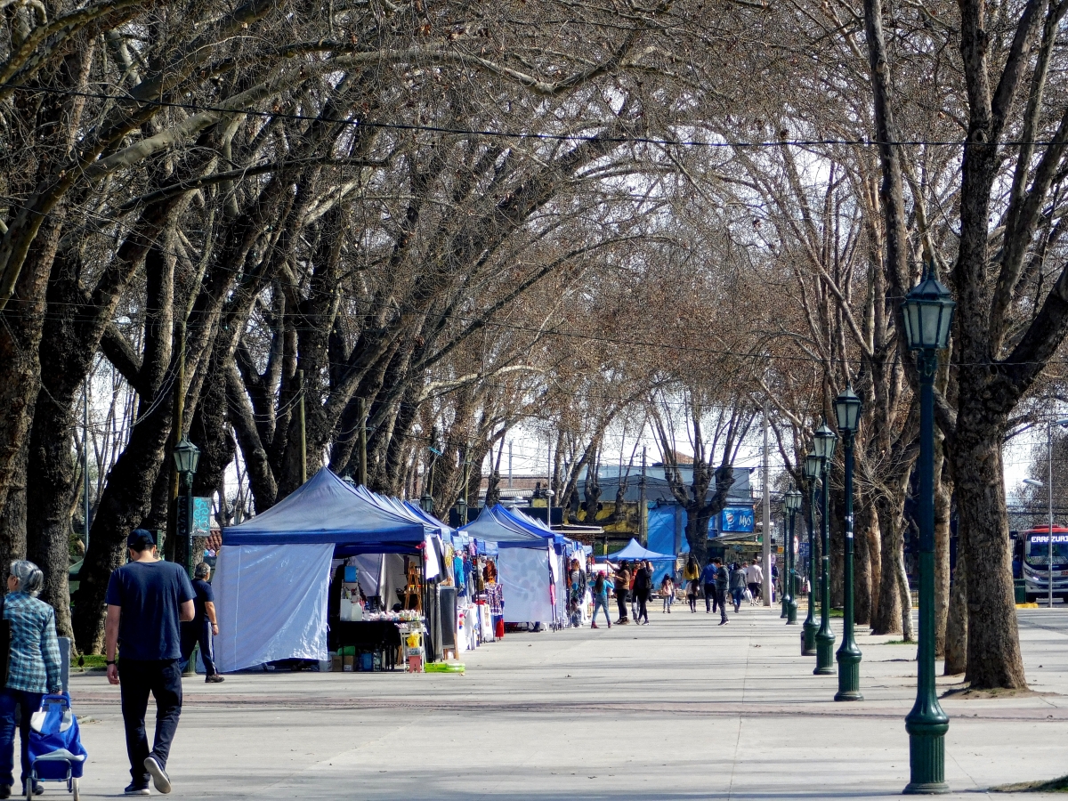 Otra vista de la plaza de Limache