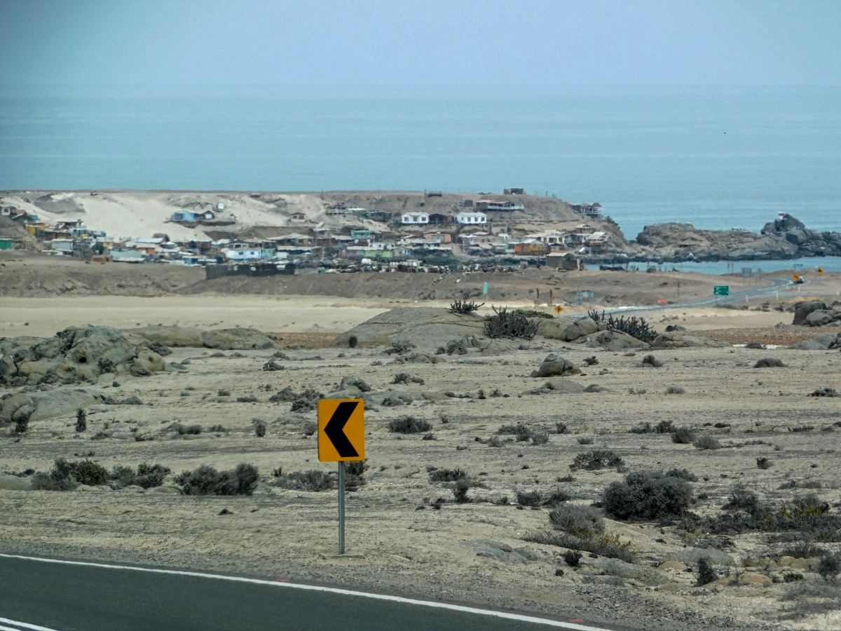 Estos son los paisajes de una ruta costera, de fondo siempre el mar y su inmensidad