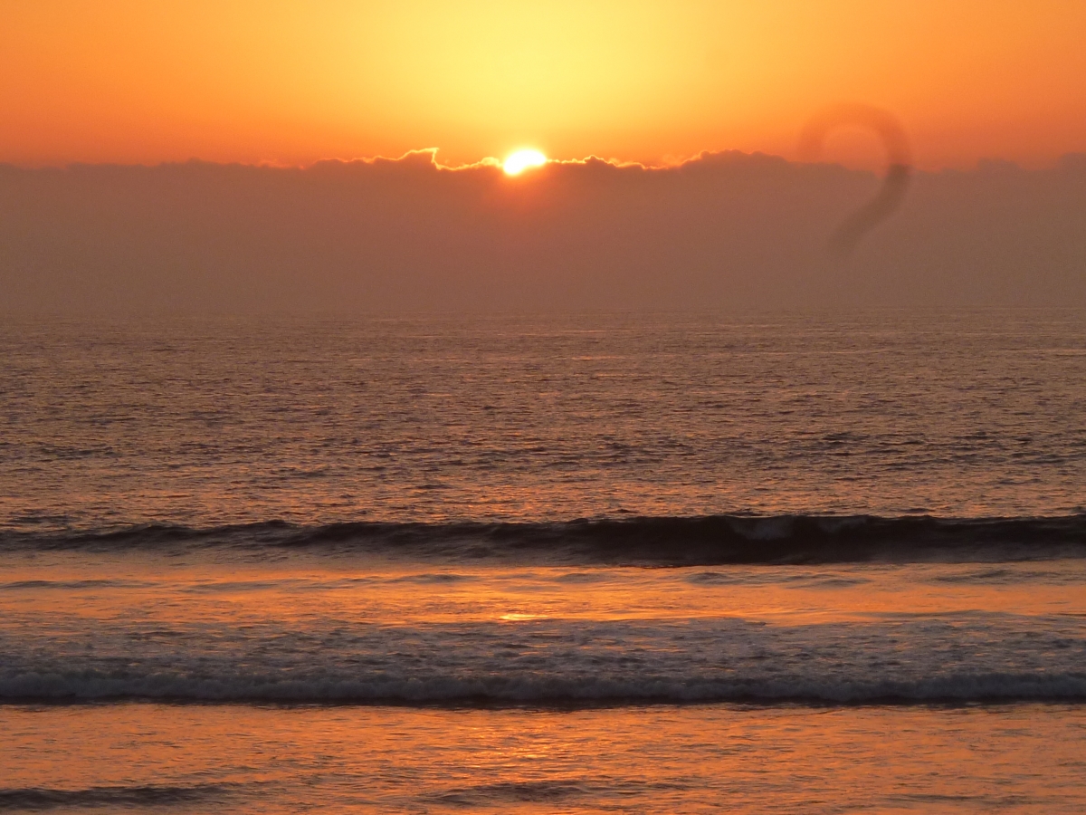 Tienes todo el horizonte para ti, no hay nada que te interrumpa para sacar buenas puestas de sol