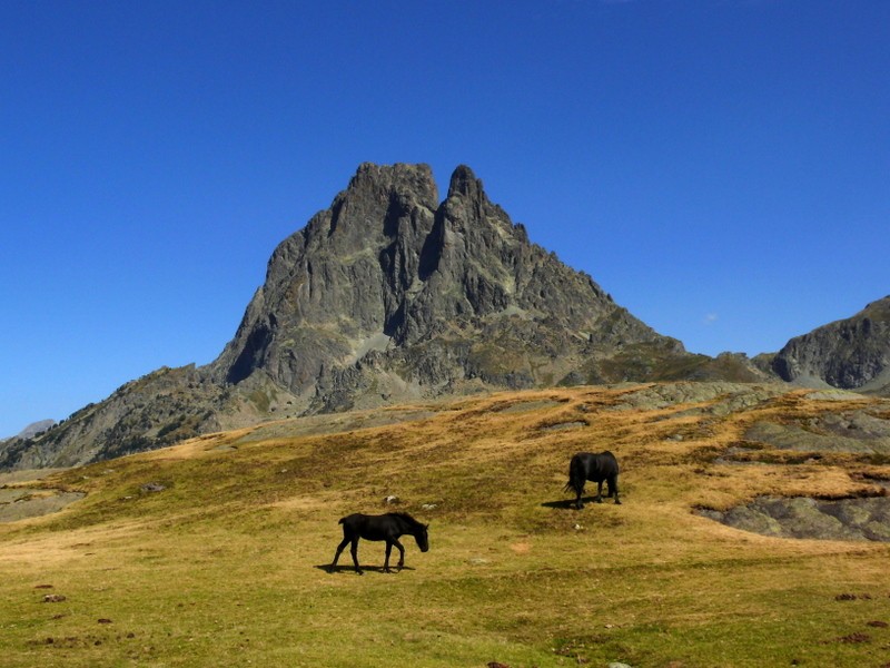 bajo la atenta mirada del Midi d\'Ossau