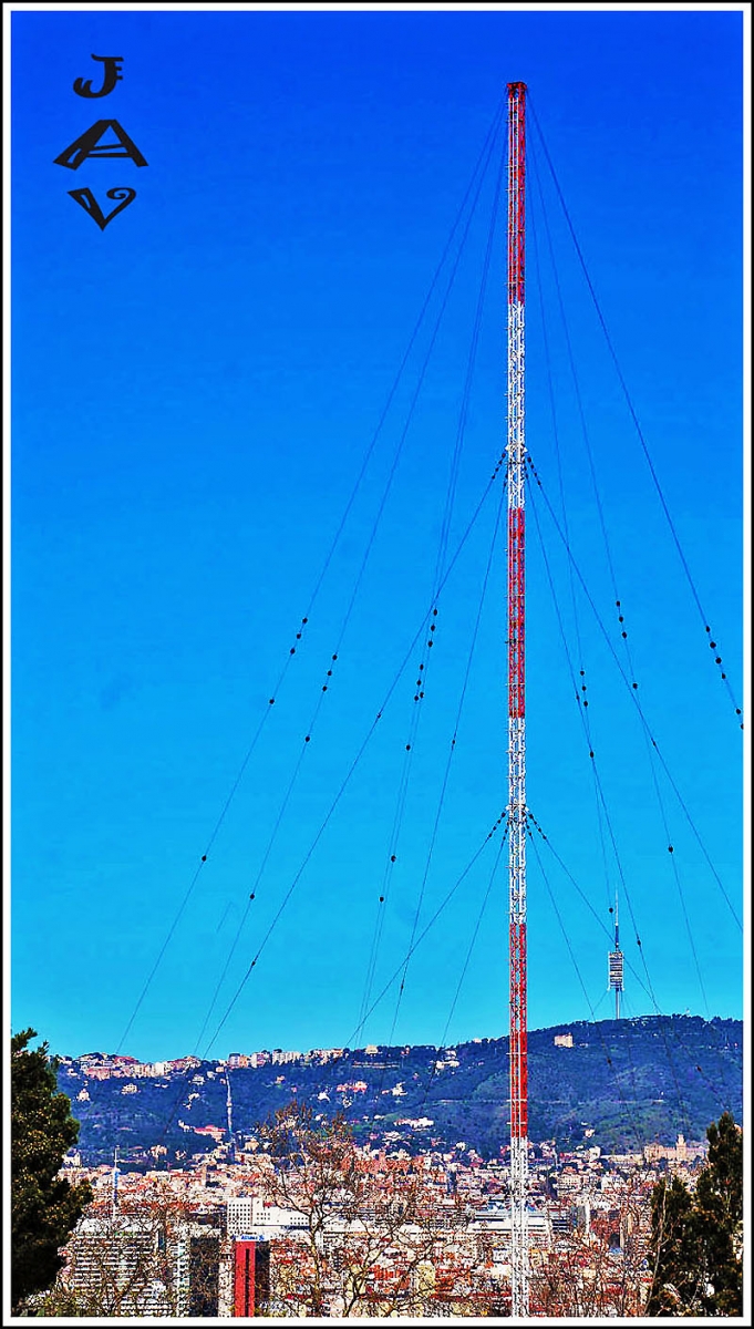 La antena.