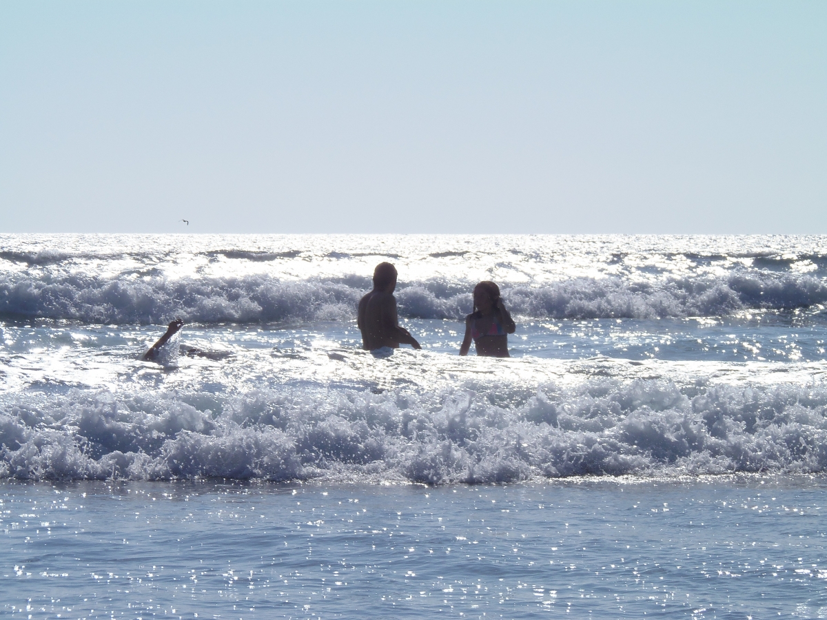 Paisaje de la playa de Flamenco