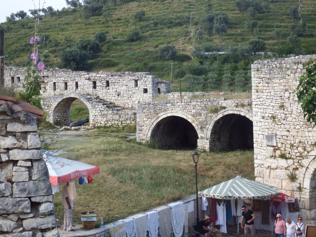 Ruinas de la ciudadela turca de Berat