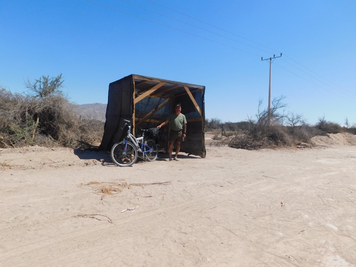 Despus de los trabajos en el lugar, dejaron los refugios