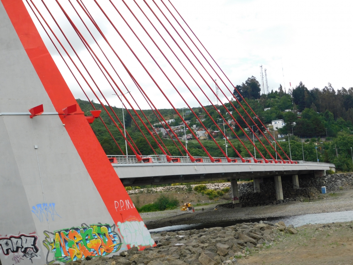 Otra vista del puente colgante