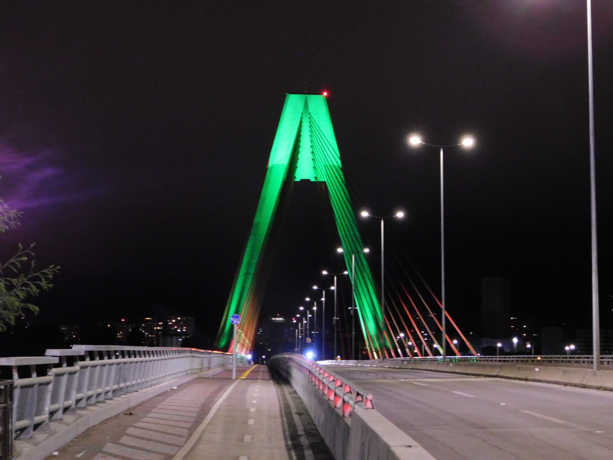 Otra vista nocturna del puente 2