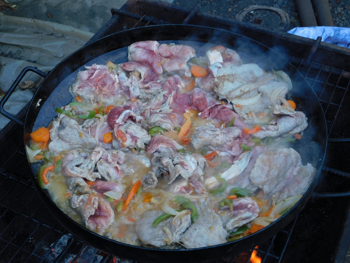 Para servirse un rico plato preparado en el disco, hummm rico