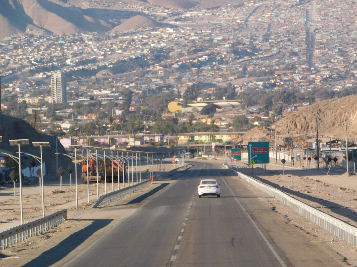 Entrada sur, ciudad Copiap 