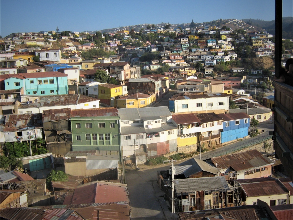 Los cerros en el puerto 