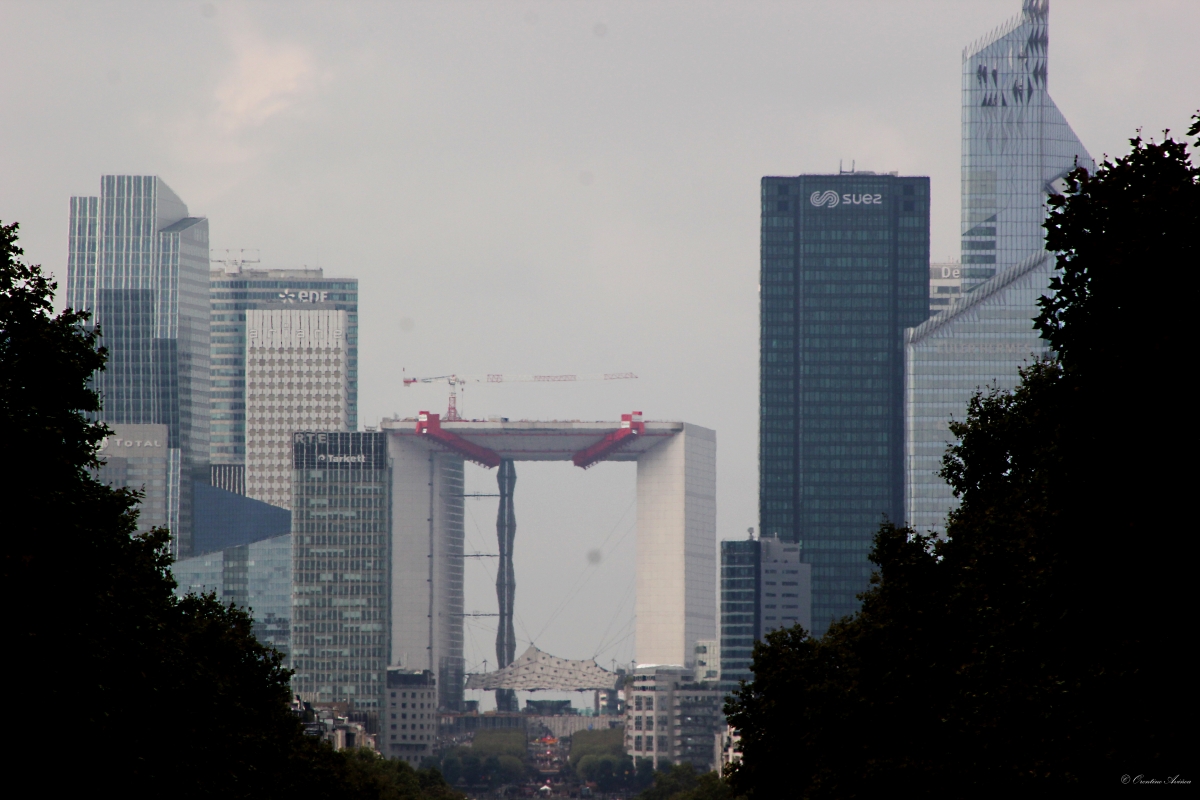 La Dfense desde L\'Arc de Triomphe