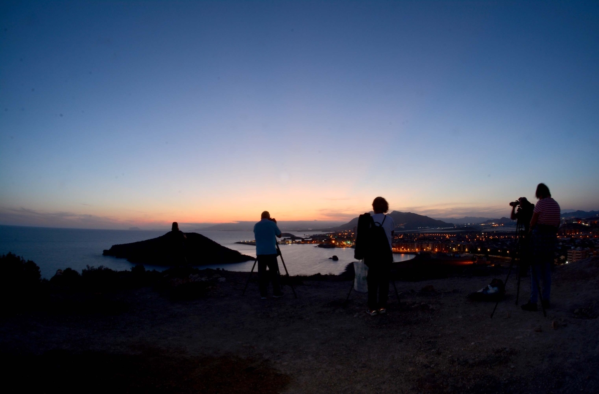 Atardecer en mazarrn