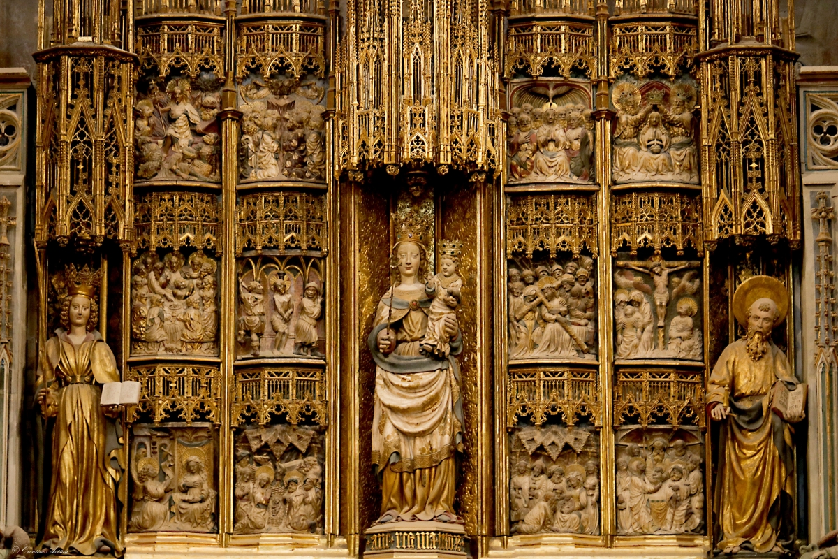 Detalle altar mayor - Seo Tarragona