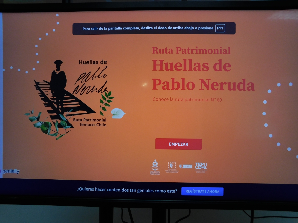 Museo ferroviario, Pablo Neruda 