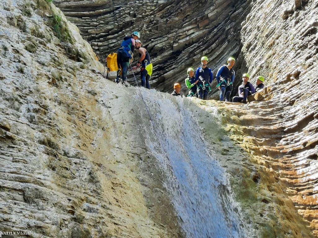 BARRANQUISMO EN LA CASCADA DE OS LUCS