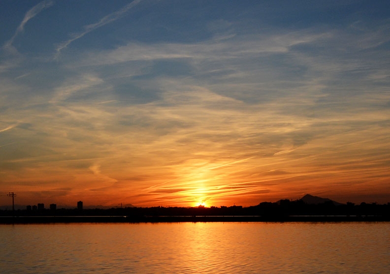 Atardecer en las salinas de san pedro 3