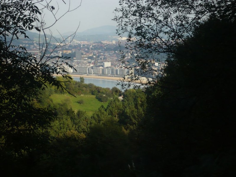 Vista La Concha desde  el monte Igueldo