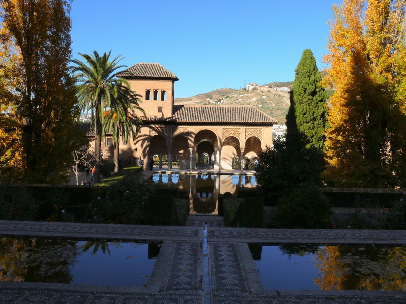 estanques, jardines i reflejos