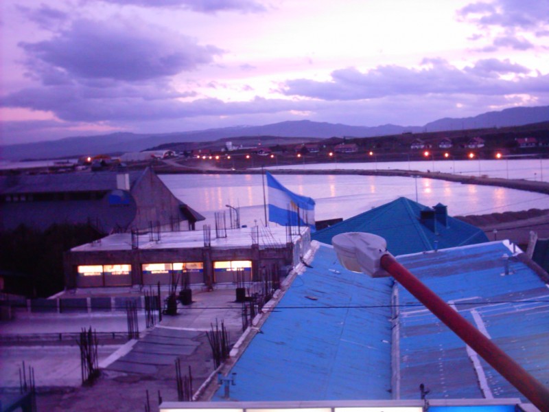 ushuaia desde ventana hotel