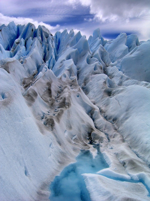 en el corazn del glaciar