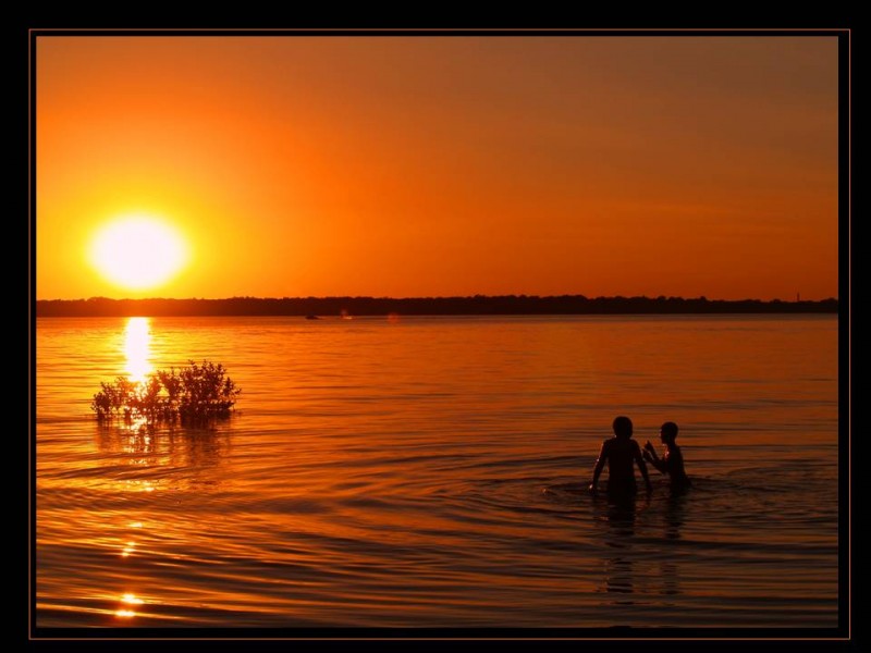 Inocencia al atardecer