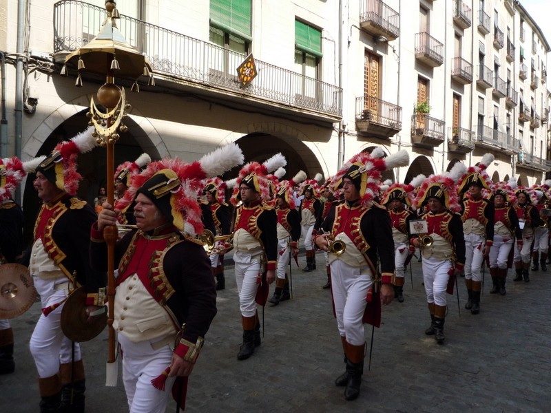 desfile de la banda de la Guardia Imperial de Dijon