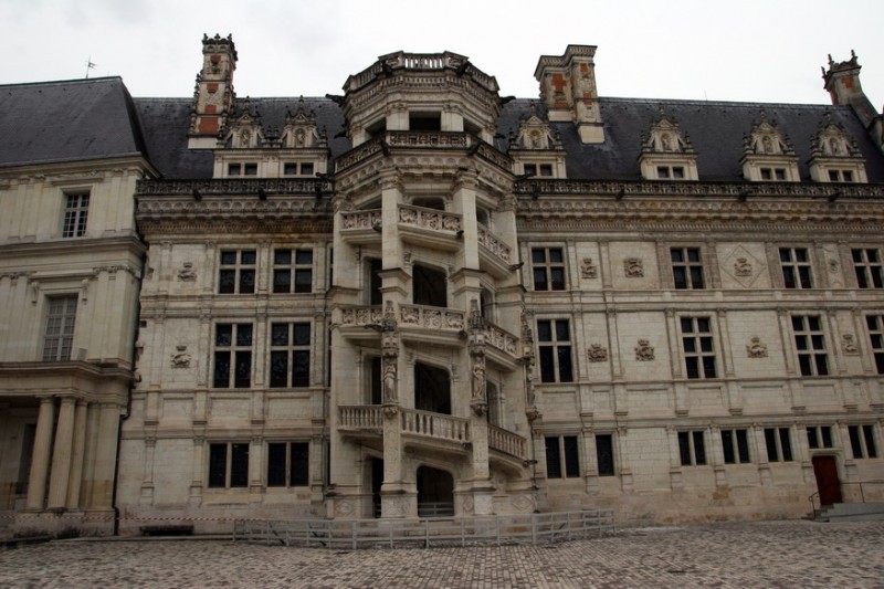 Chteau de Blois: escalera de espiral