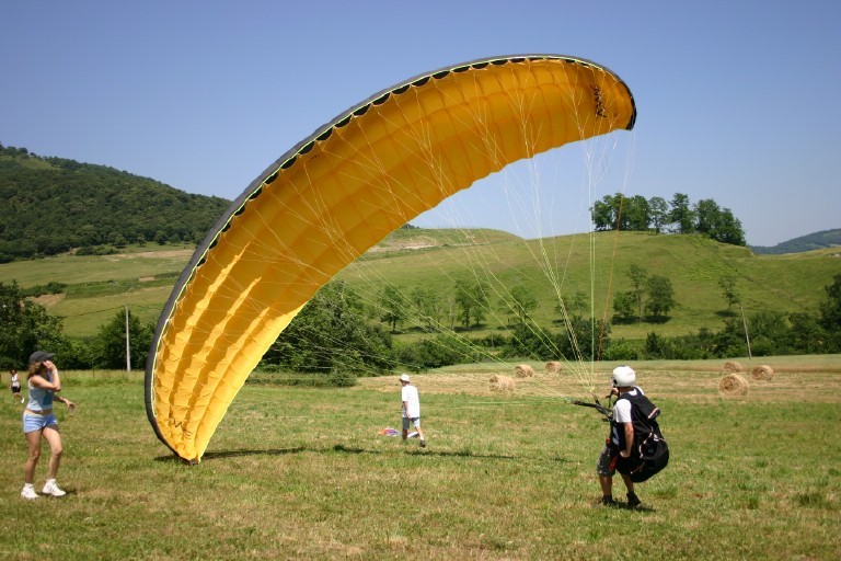 preparando el vuelo