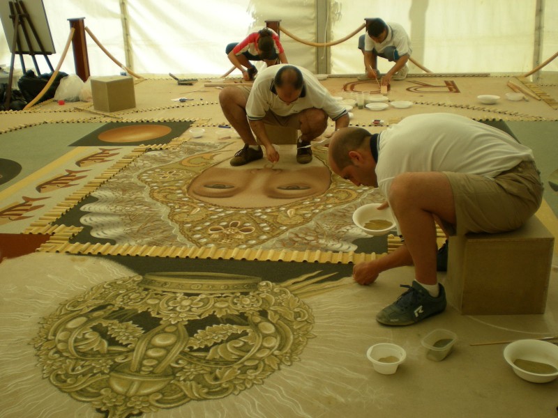 Alfombra de arena