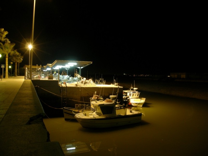 Estampa marinera nocturna