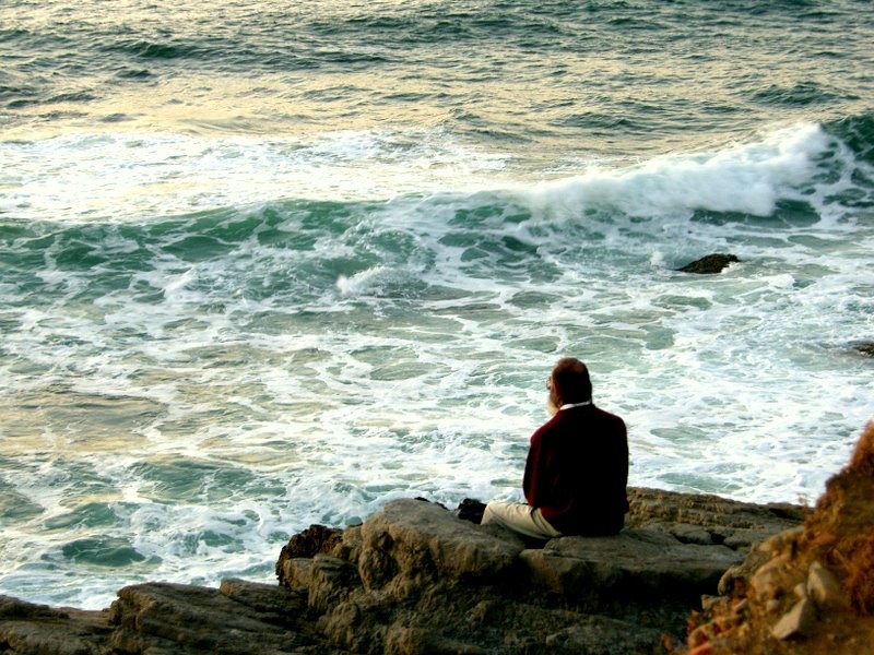 mirando al mar