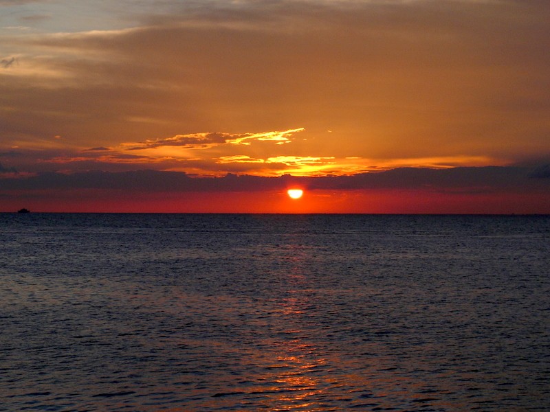 ocaso en Cozumel