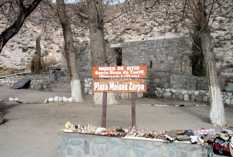 Modesto museo en Sta rosa de Tastil a 3100 mts. de altitud