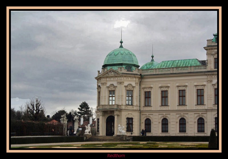 Un ala del palacio Belvedere