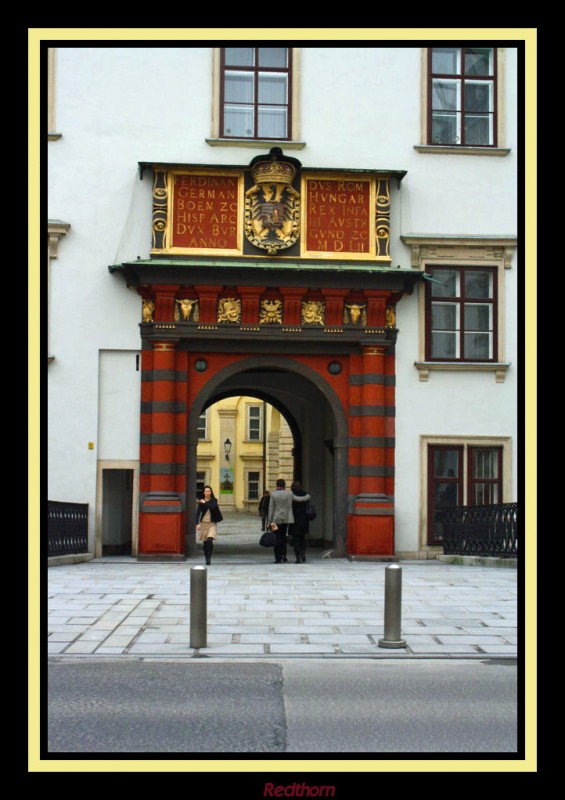 Entrada a dependencias del Hofburg