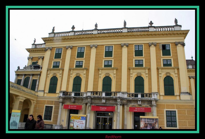 Entrada al palacio de Schnbrunn