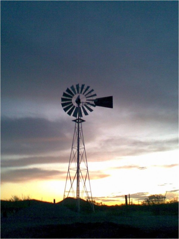 Atardecer en  el rancho