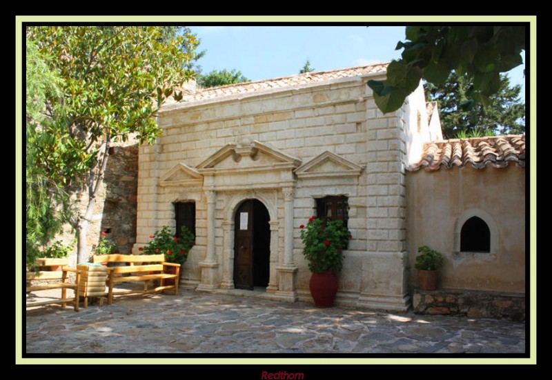 Monasterio ortodoxo de Atalis, a las faldas del monte Psiloritis