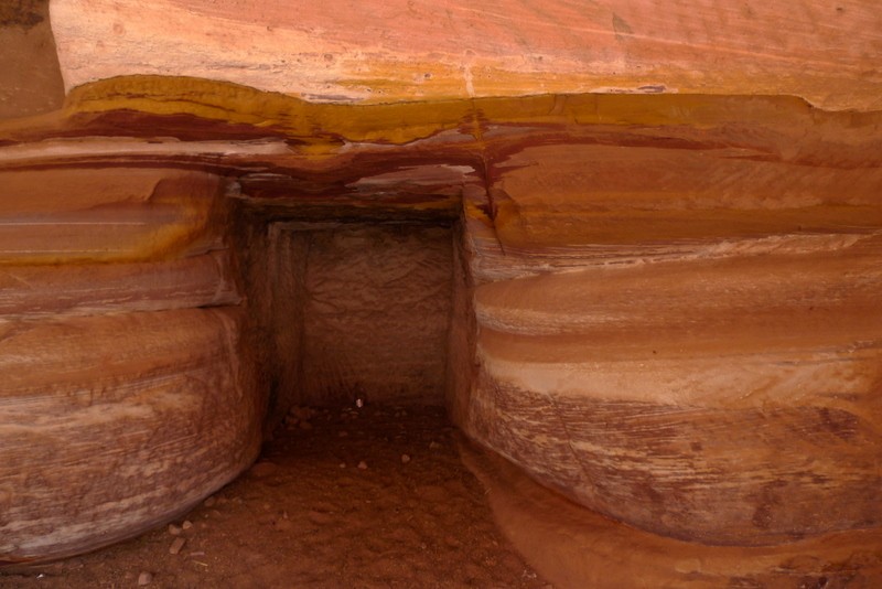 interior de la tumba