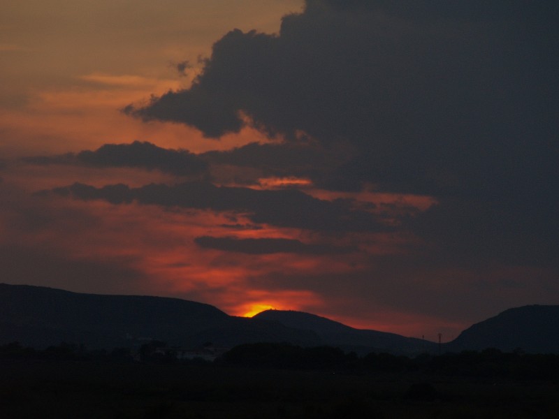 Atardecer en Sierra minera 02