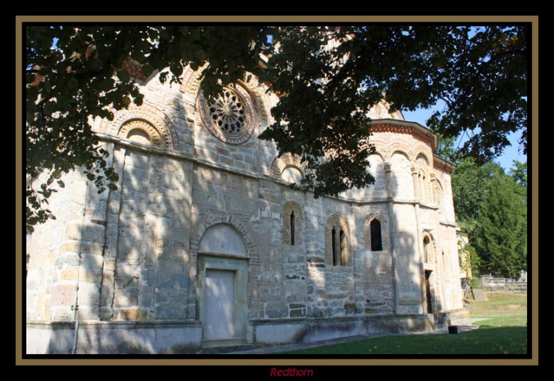 Lateral del monasterio de Ljubostinja