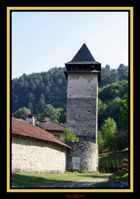 Torre en la muralla de Studenica