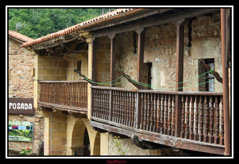 Balcones con artstico tendedero