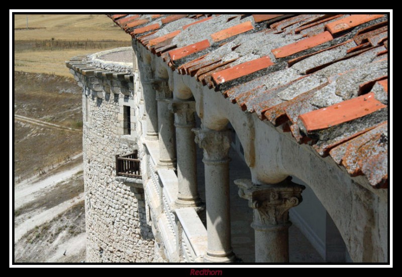 Piso superior y galera del castillo de Cuellar